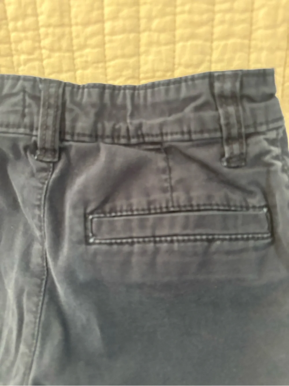 Boys Navy Cotton Chino Shorts size 6
